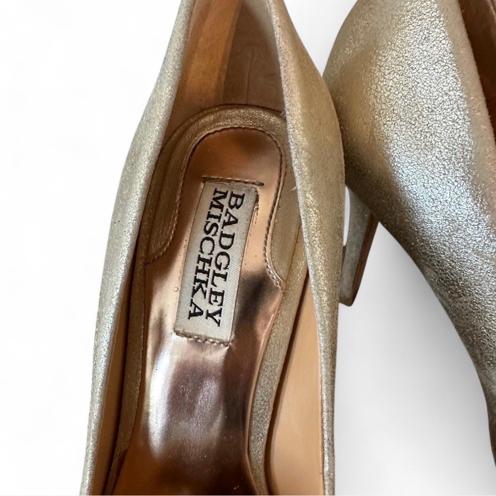 Badgley Mischka 4” Embellished Heels Size 7 - Picture 2 of 7